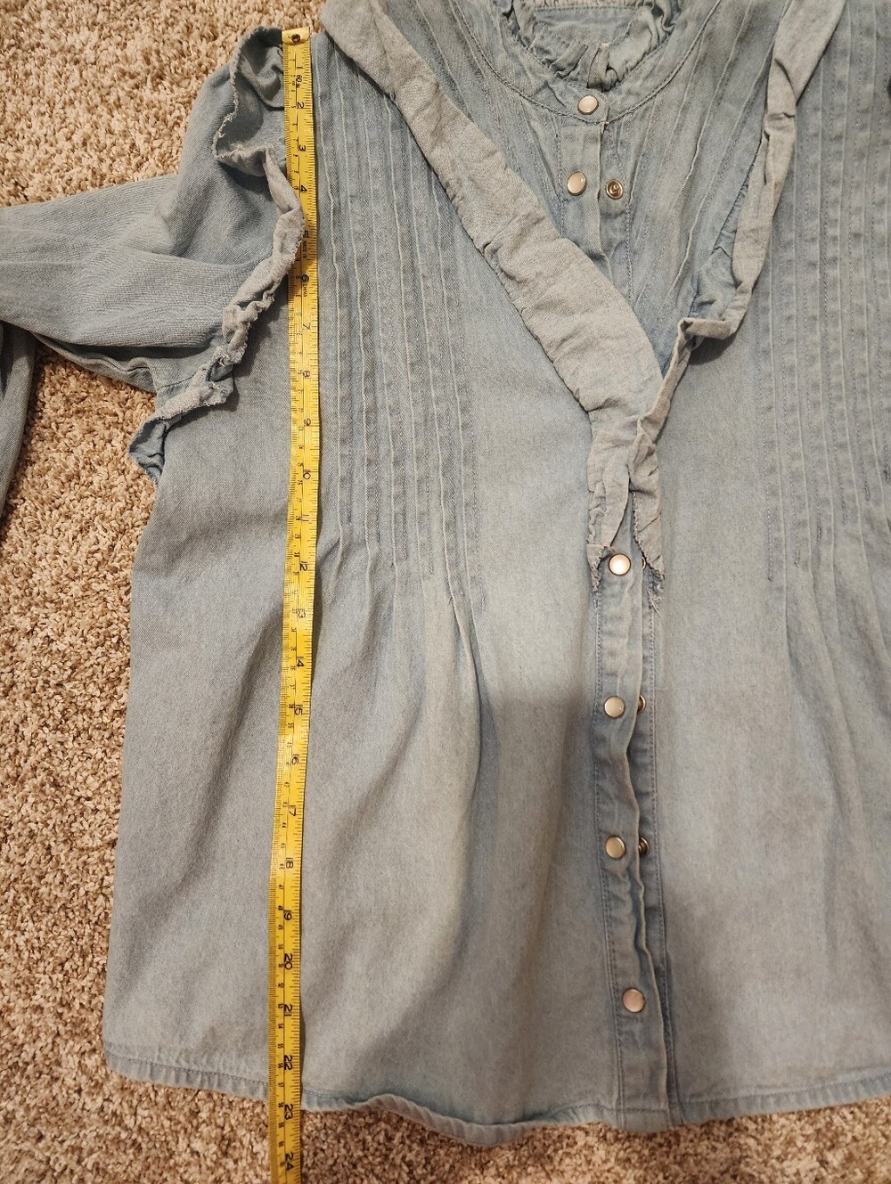 Love The Label Denim Shirt - Picture 7 of 8